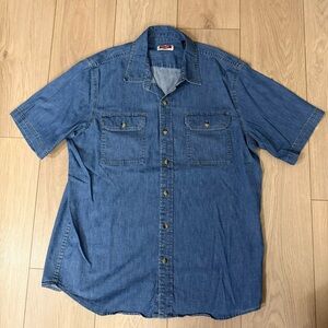 Wrangler Classic Blue denim Button-Down Shirt